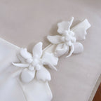 White Three-Dimensional Dress