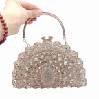 Large Peacock Diamond Bag