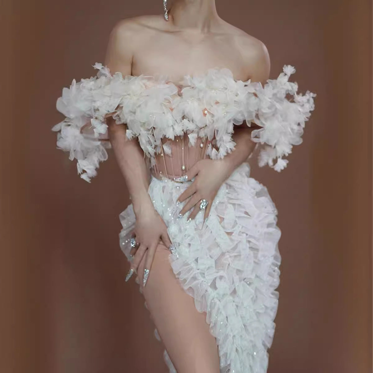 White Mesh Dress II
