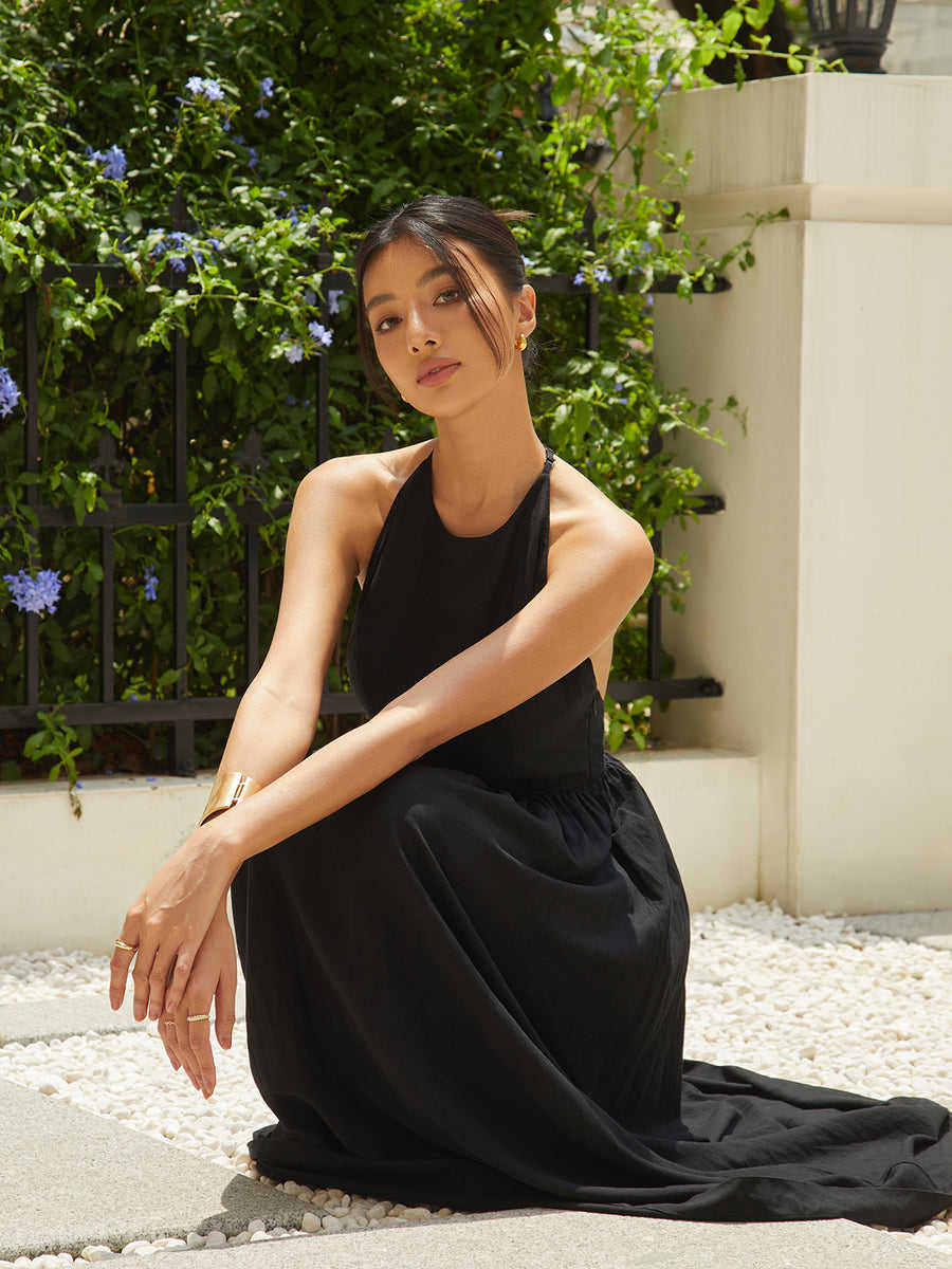 Black Holder Dress