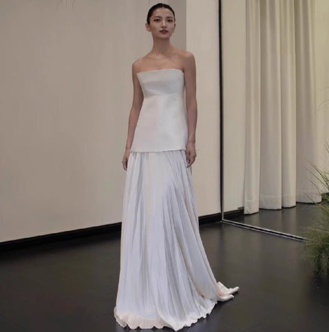 White Satin Dress IV