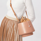 Leather Bucket Bag IV