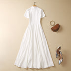 White Bamboo Dress