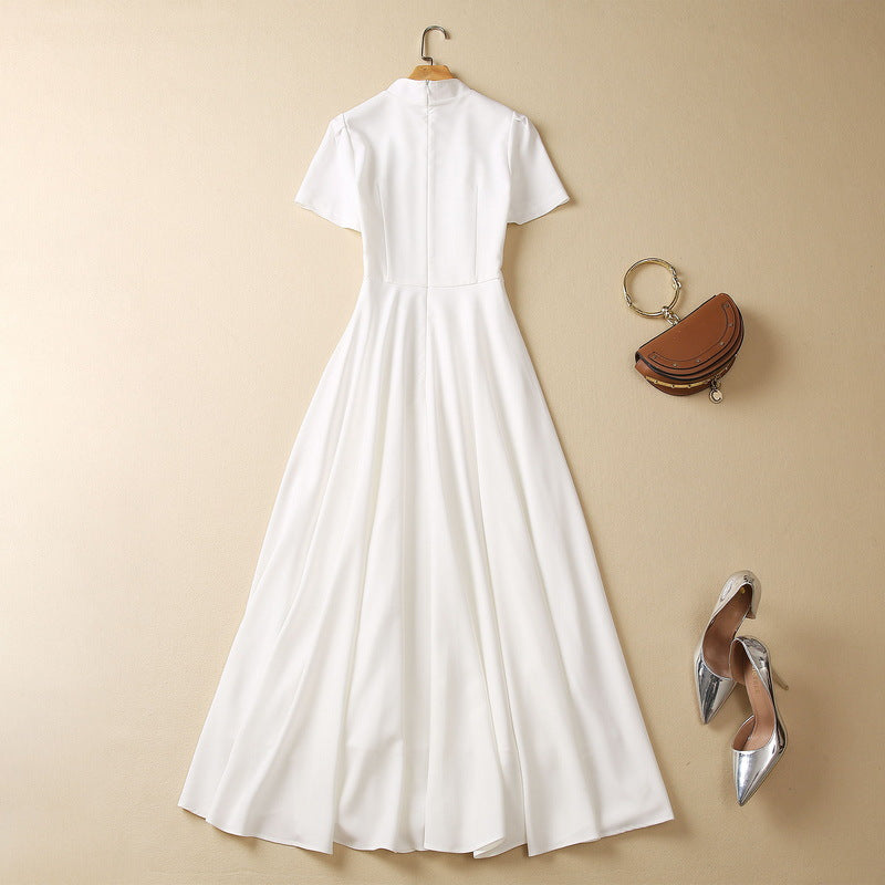 White Bamboo Dress