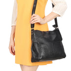 Leather Shoulder Bag 7683