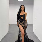 Black Lace Dress V