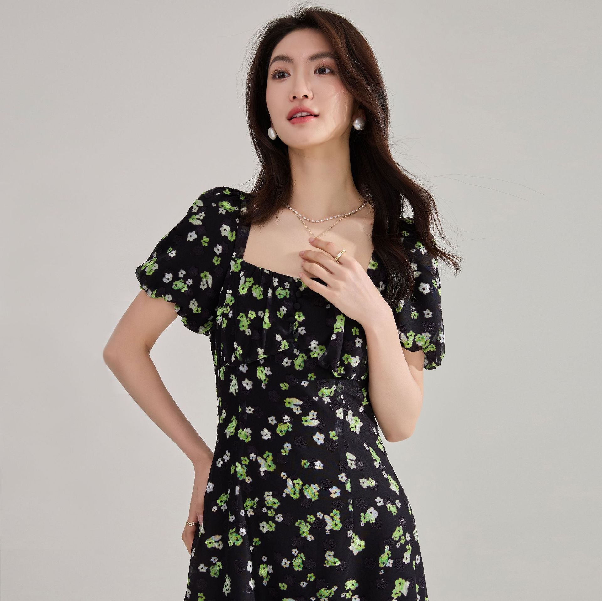 Black Square Dress II