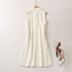 Stand Collar Three-dimensional Dress