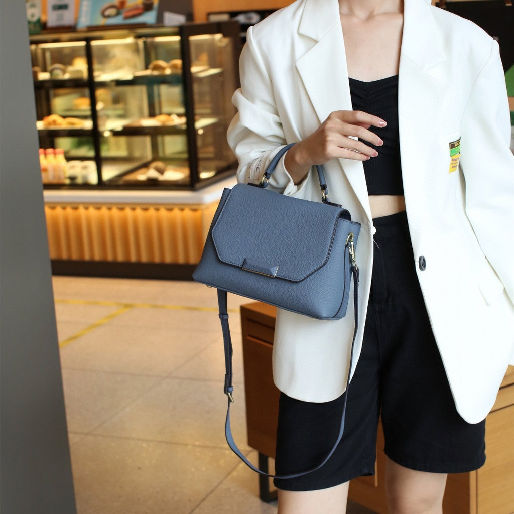 Leather Shoulder Bag 5853
