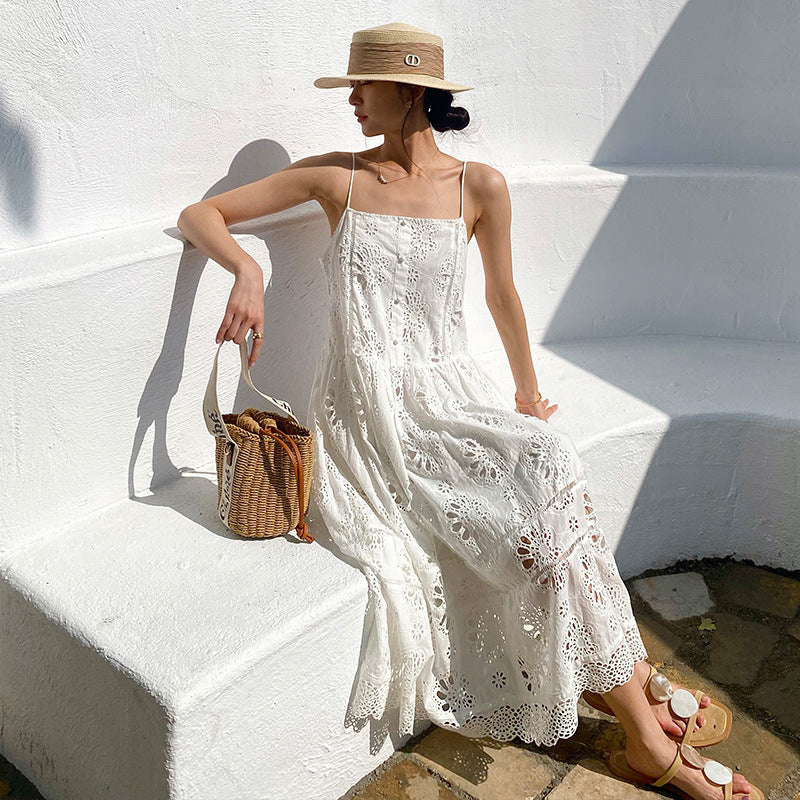 White Embroidered Dress II