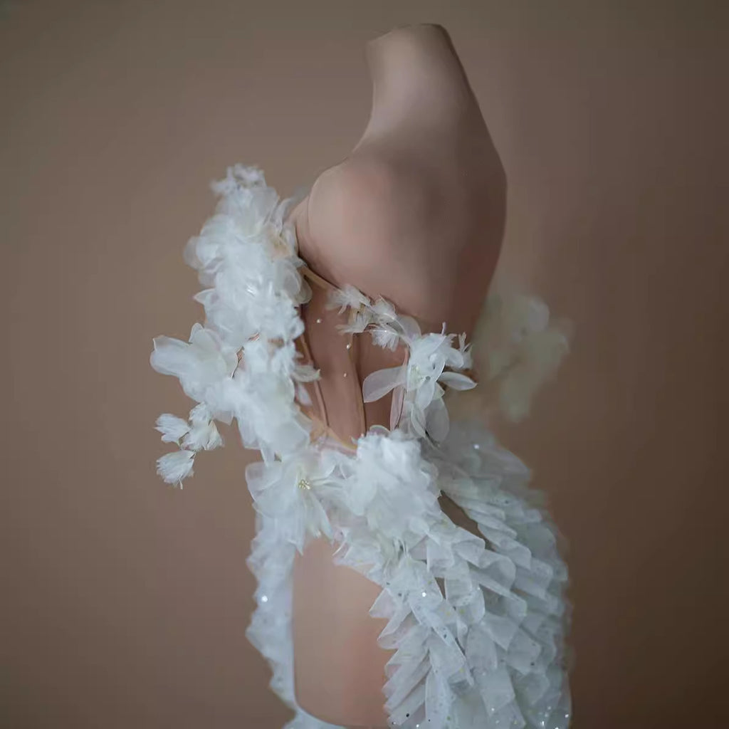 White Mesh Dress II