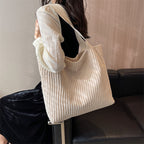 Japanese College Corduroy Bag