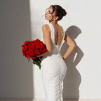 White High-Grade Dress