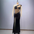Black Oblique Dress