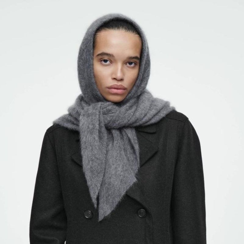 Gray Scarf
