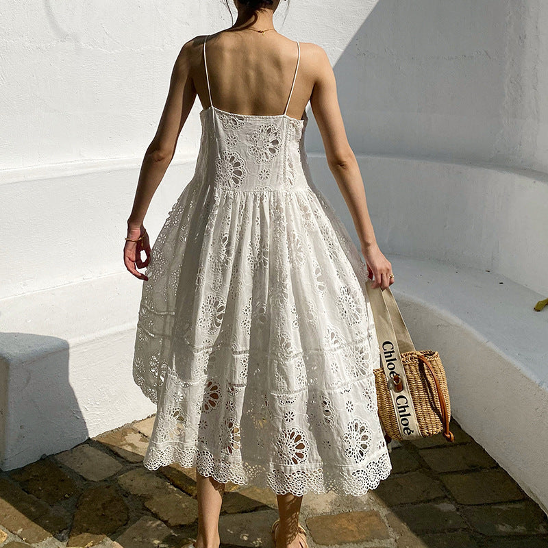 White Embroidered Dress II