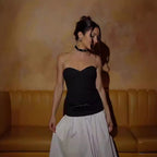White Tube Top Dress VI