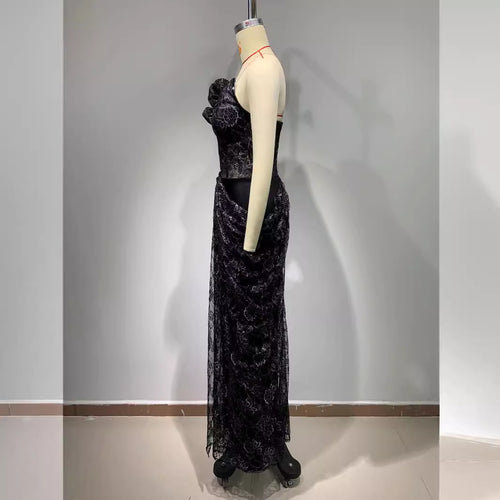 Black Lace Dress VII