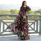 Black Chiffon Dress
