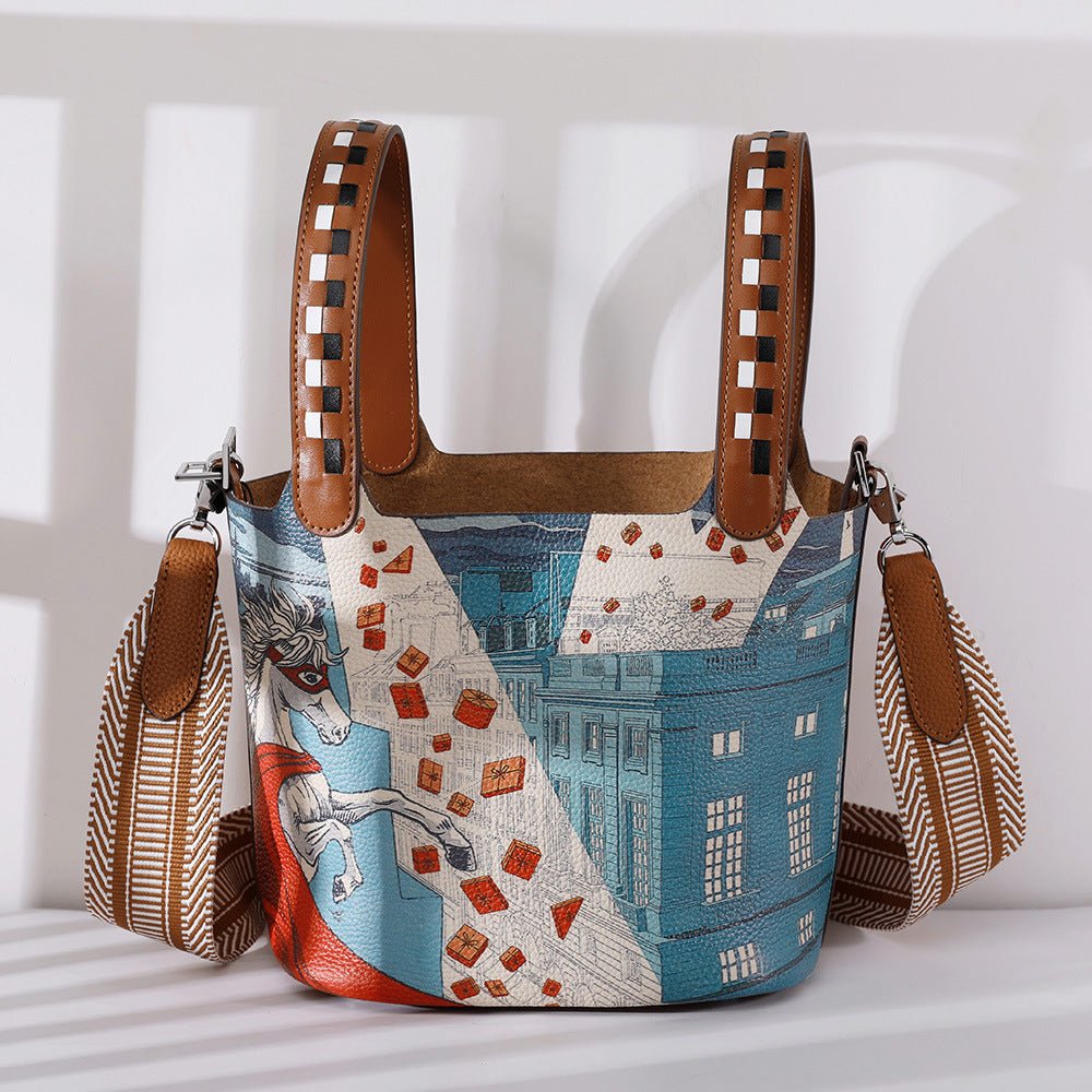 Cowhide Shoulder Bag VI