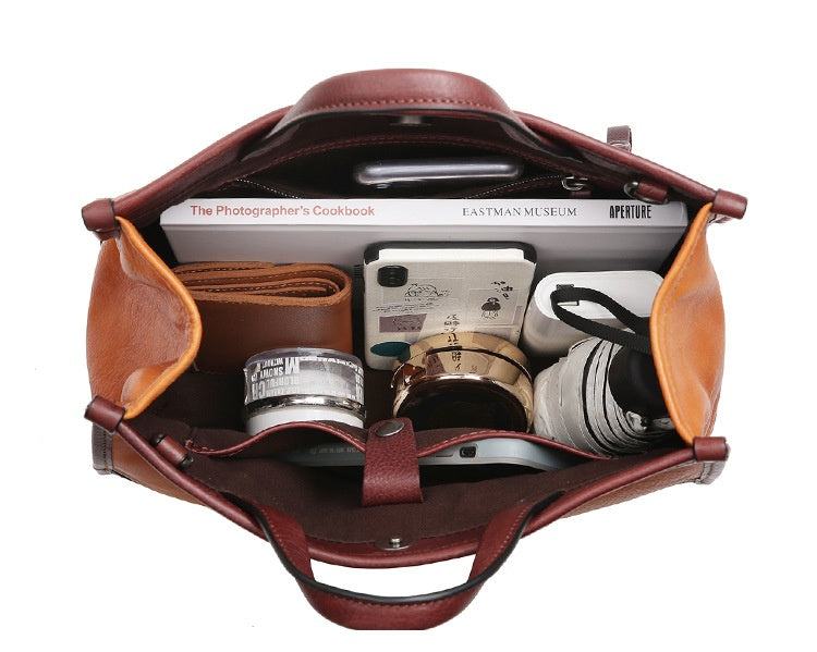 Leather Shoulder Bag 8073