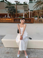 White Printed Dress II