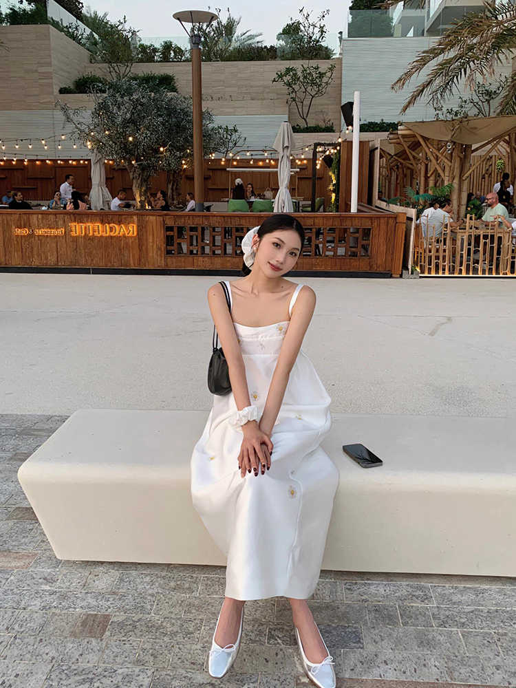 White Printed Dress II