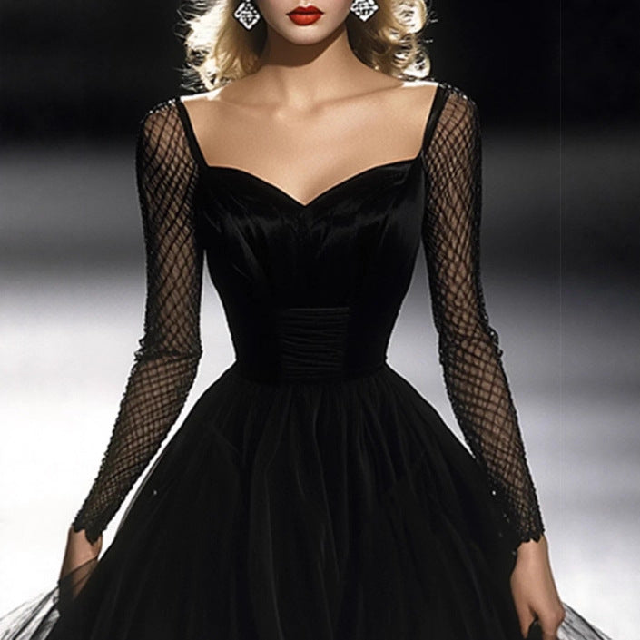 Black Gauze Dress