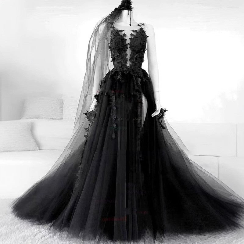 Black Lace Dress III