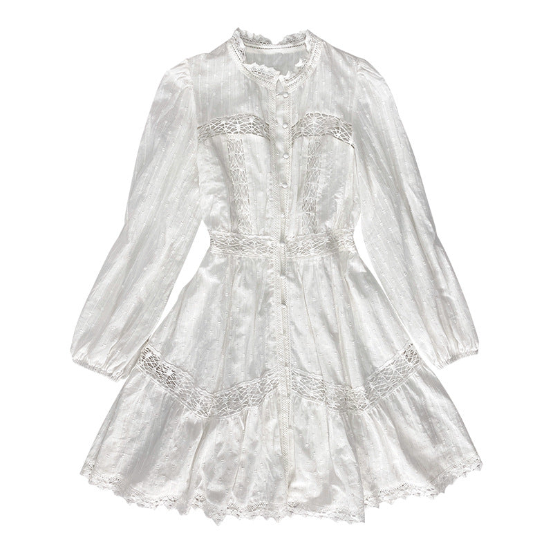 White Long Sleeve Dress II