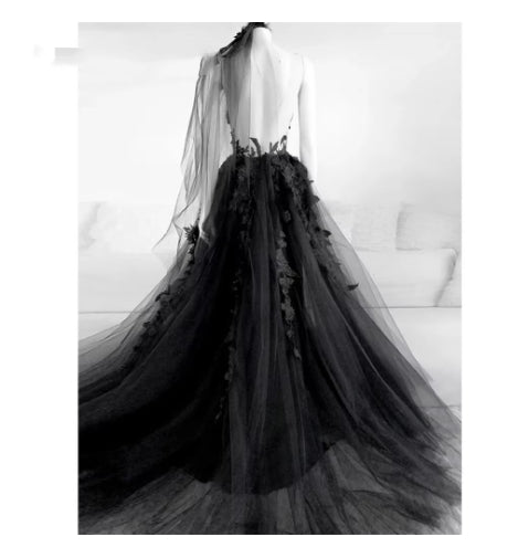 Black Lace Dress III