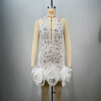 White Mesh Dress III
