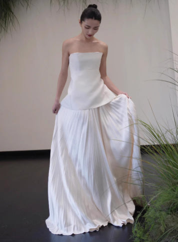 White Satin Dress IV