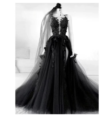 Black Lace Dress III