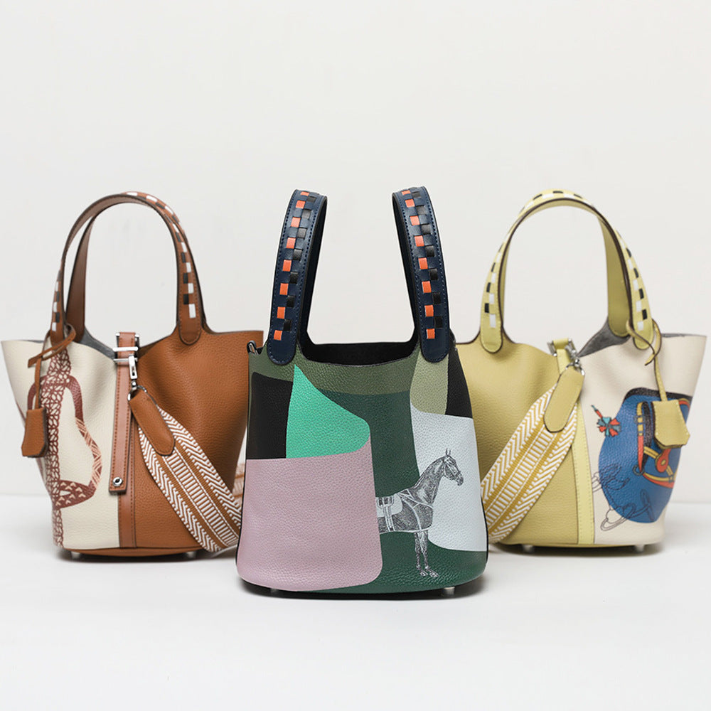 Cowhide Shoulder Bag VI