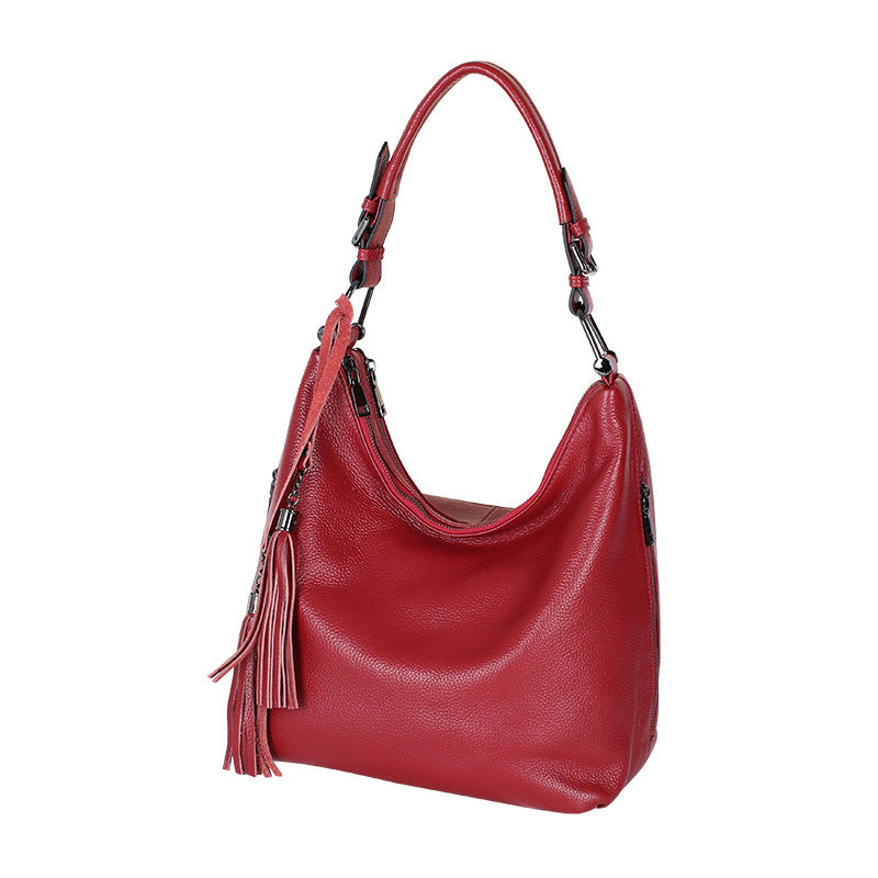 Cowhide Shoulder Bag VIII