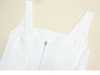 White Linen Dress