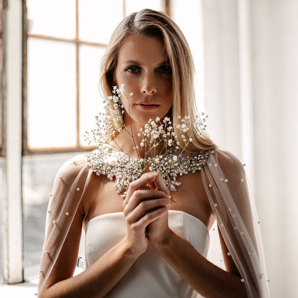 Bridal Cloak White