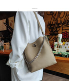 Leather Shoulder Bag 8924