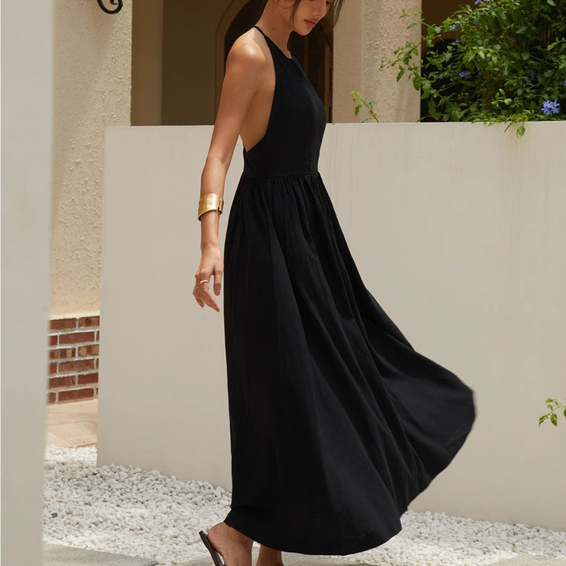 Black Holder Dress
