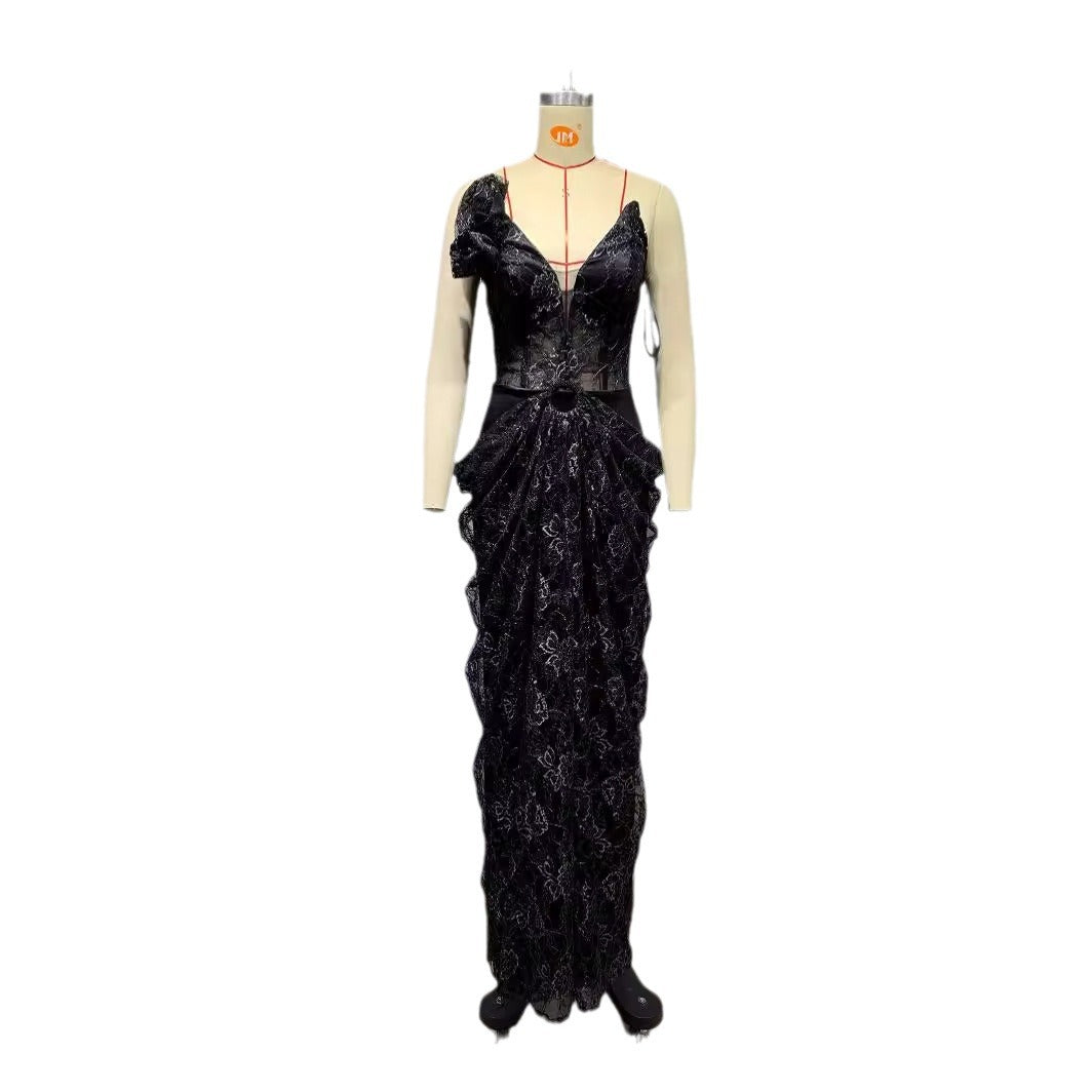 Black Lace Dress VII