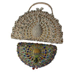 Large Peacock Diamond Bag