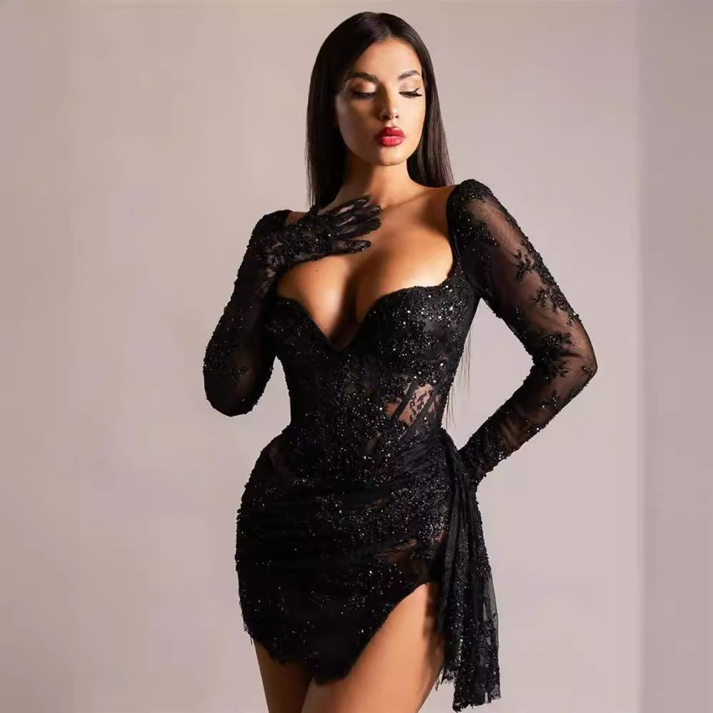 Black Lace Dress IV