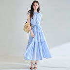 White Striped Dress II