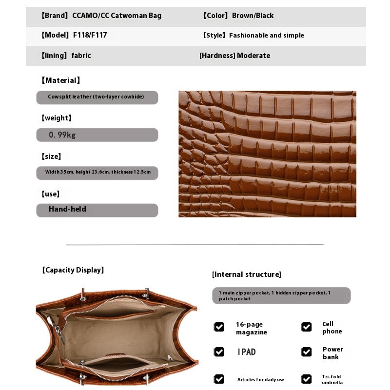 Cowhide Bag IX