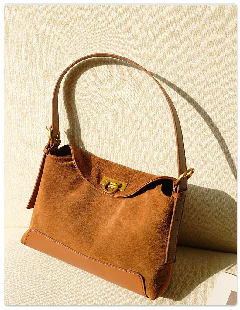 Suede Tote Bag
