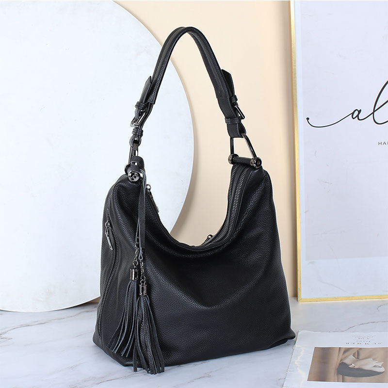 Cowhide Shoulder Bag VIII