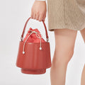 Leather Bucket Bag IV
