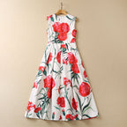 White Pleated Dress