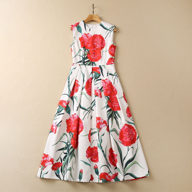 White Pleated Dress
